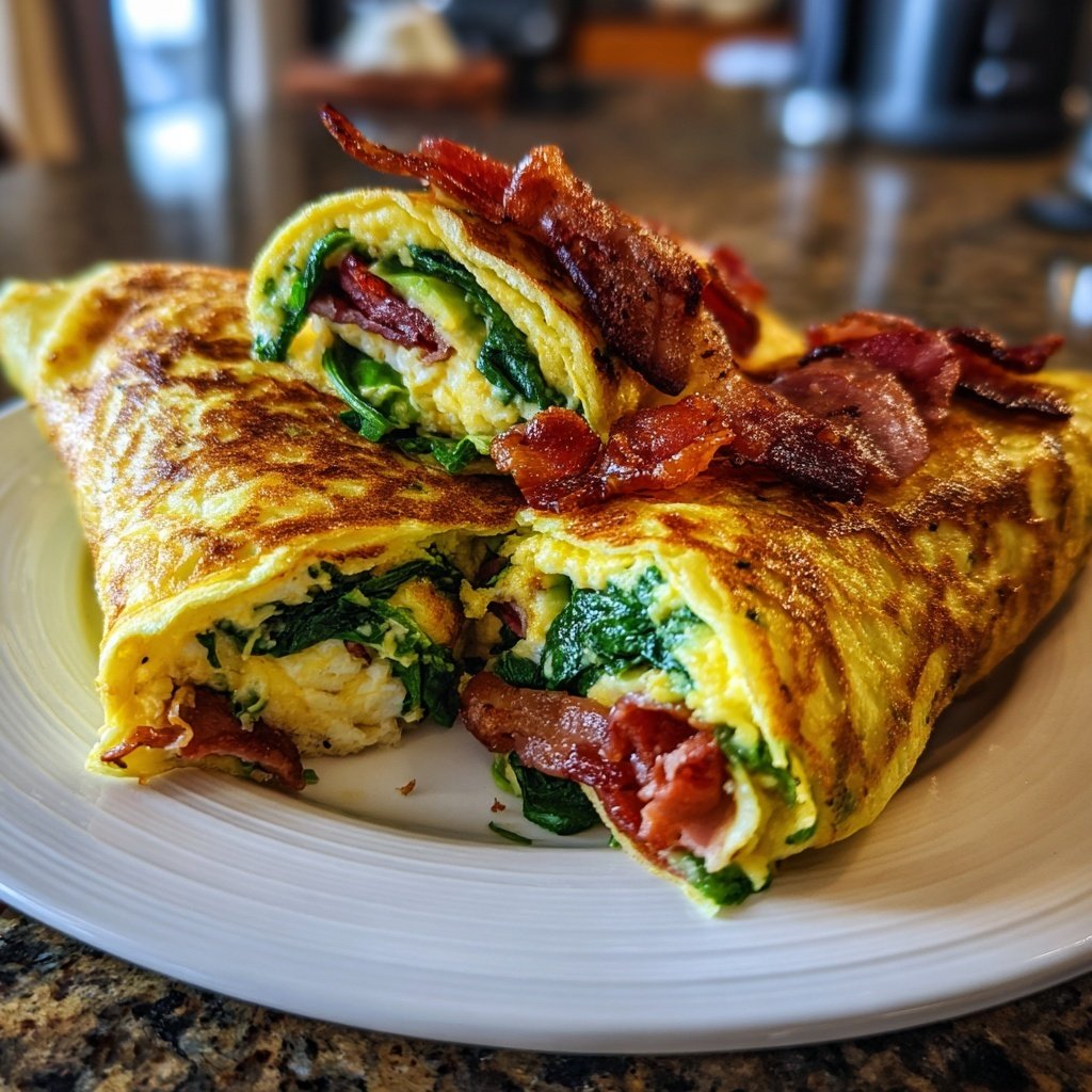 Keto Breakfast Egg Wraps
