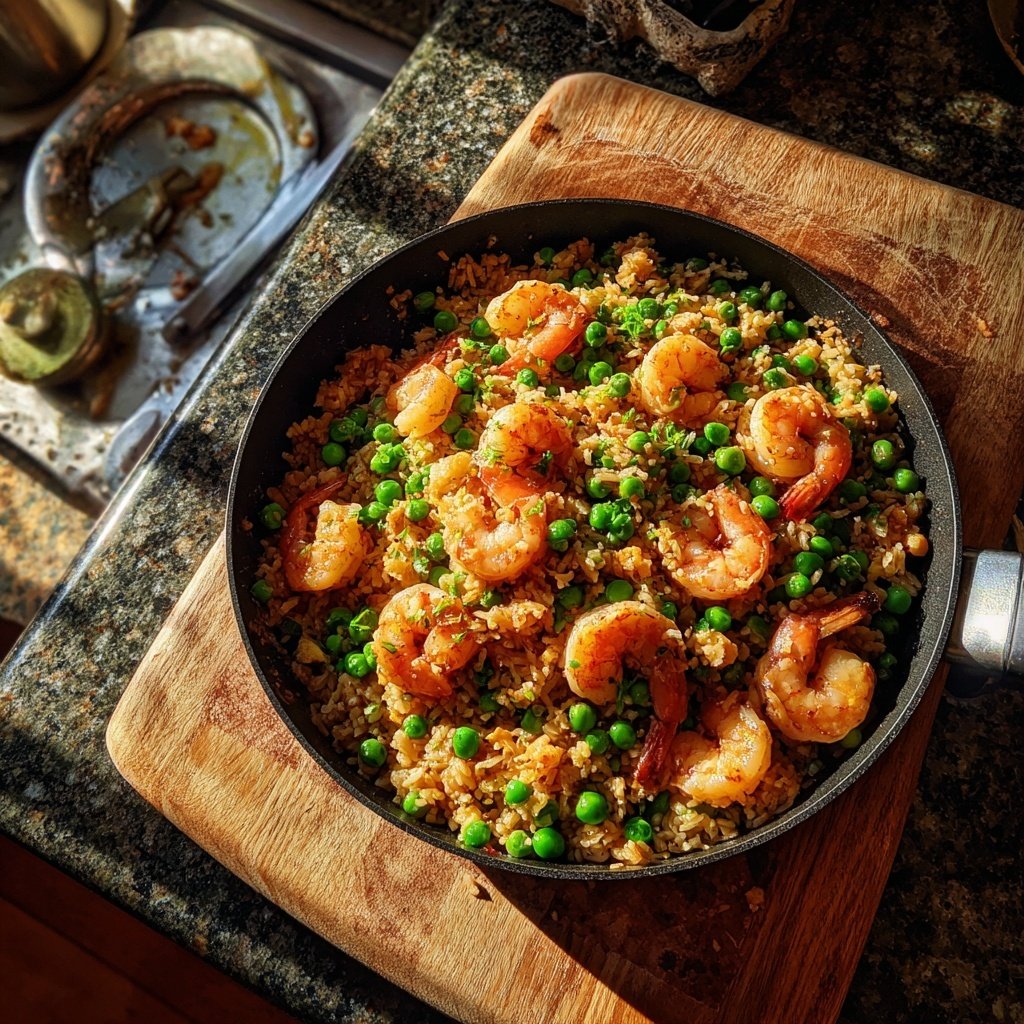 Easy Healthy Shrimp Fried Rice