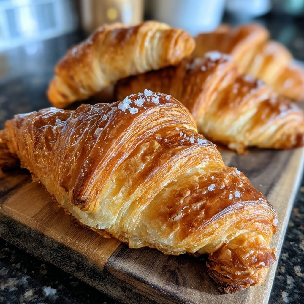 Buttery Homemade Croissants