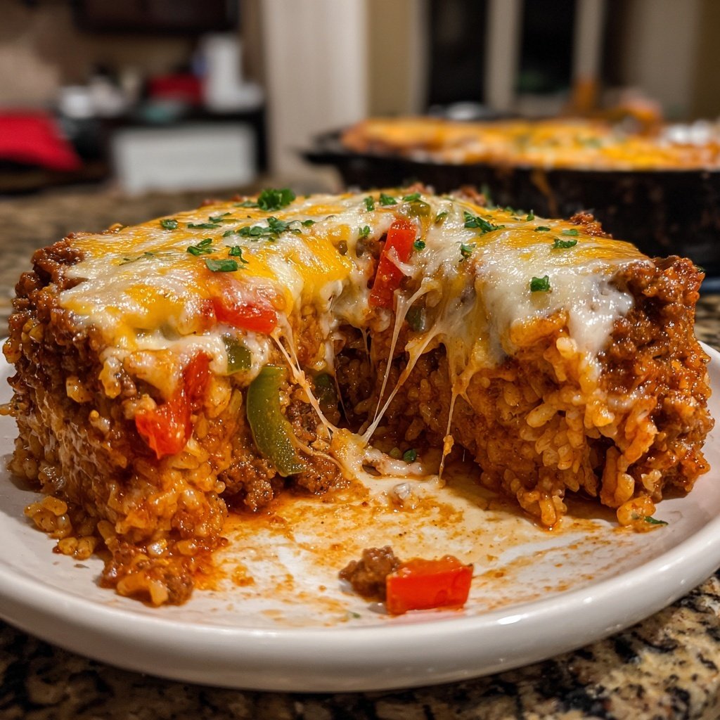 Ground Beef Rice Casserole