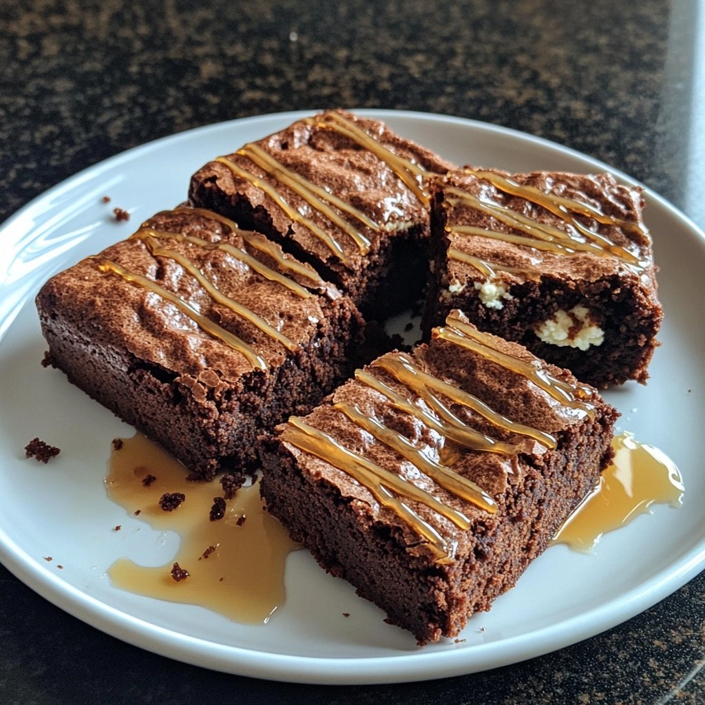 Cottage Cheese Brownies with Maple Syrup