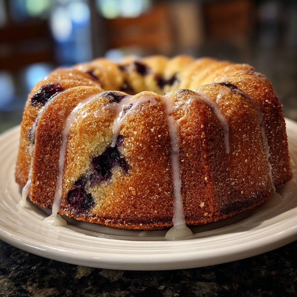 Lemon Blueberry Tea Cake