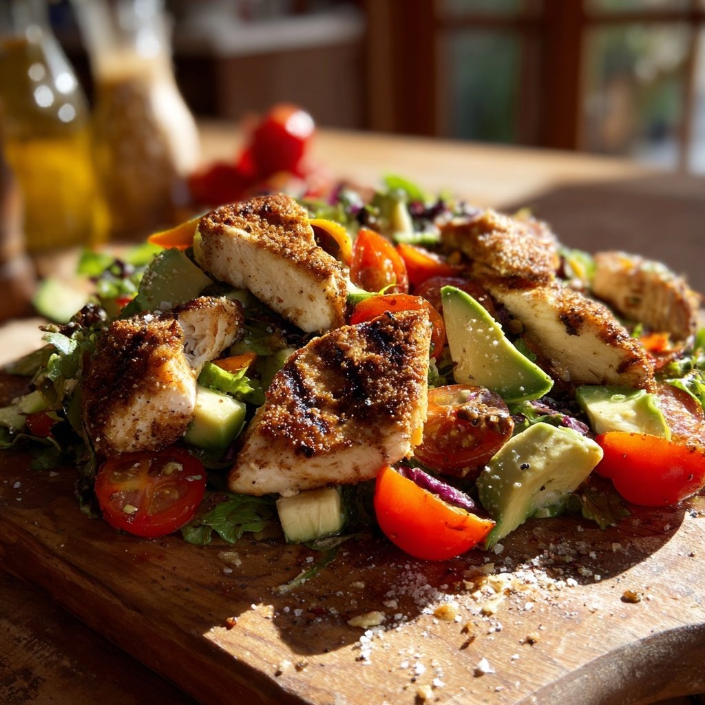 High Protein Grilled Chicken Salad