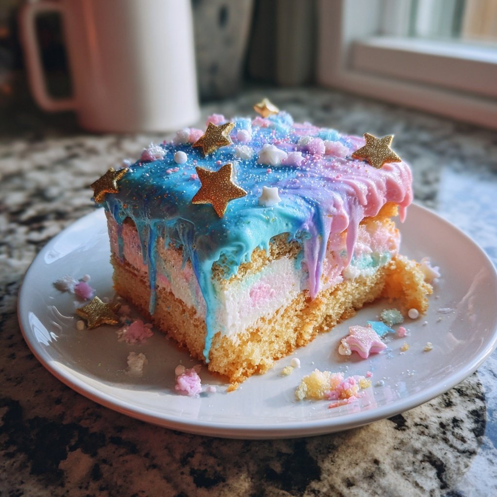 Simple Pisces Sheet Cake