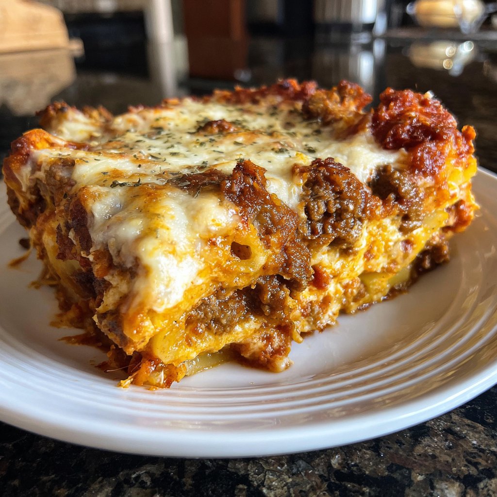 Ground Beef Baked Ziti