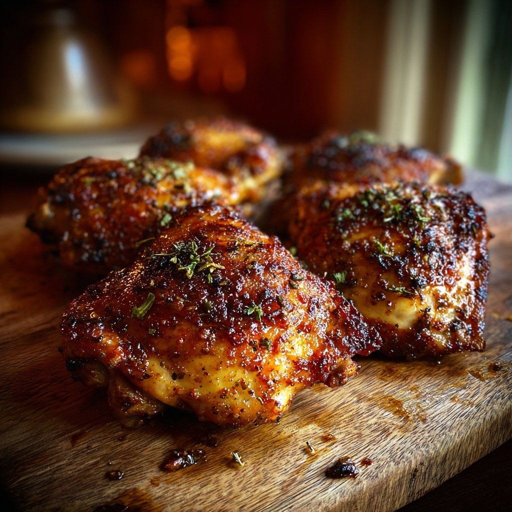 Baked Chicken Thighs With Paprika