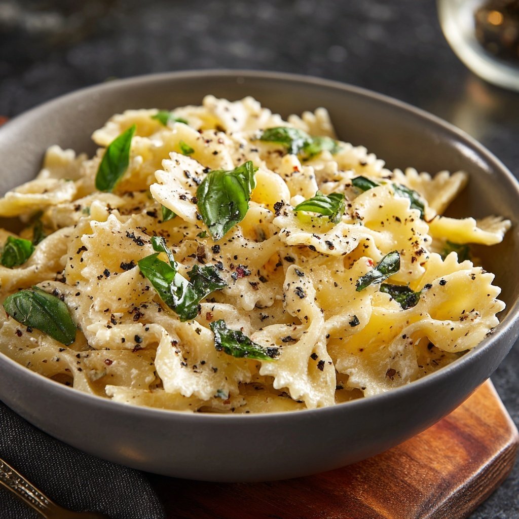 Bow Tie Pasta With Lemon Ricotta